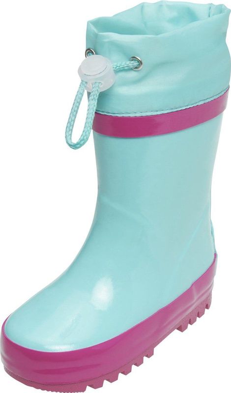 Playshoes Basic Rubberen laarzen gevoerd turquoise