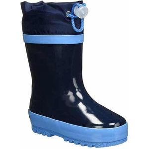 Playshoes Regenlaarzen met trekkoord Kinderen - Donkerblauw - Maat 24-25