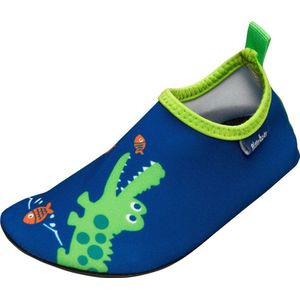 Playshoes Uniseks zwemslippers voor kinderen, blote voeten, aqua-schoenen, marineblauw, 22/23 EU