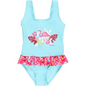 Playshoes UV badpak Kinderen Flamingo - Aquablauw/Roze - Maat 86/92