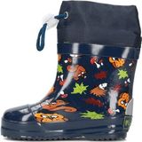 Playshoes - Laarzen - Blauw - Natuurrubber - Bosdieren Motief
