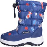 Snowboots - Weltraum - Zwart - Warm Gevoerd - Profielzolen - Ritssluiting