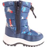 Snowboots - Weltraum - Zwart - Warm Gevoerd - Profielzolen - Ritssluiting