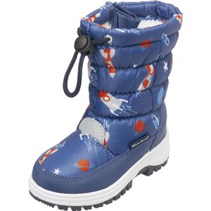 Snowboots - Weltraum - Zwart - Warm Gevoerd - Profielzolen - Ritssluiting