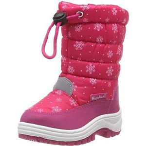 Playshoes Winter-bootie Sneeuwschoen uniseks-kind, Pink Schneeflocken, 26/27 EU