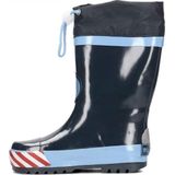 Playshoes - Regenlaarzen voor jongens - Bouwwerkplaats - Blauw