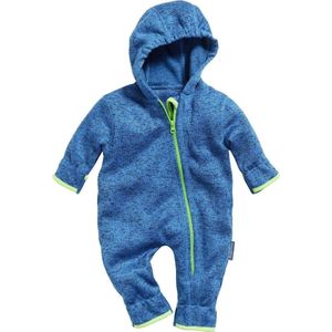 Playshoes - Baby Fleece Overall - Unisex - Blauw - Ademend - Gemêleerd Patroon