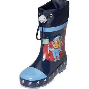 Playshoes - Regenlaarzen voor kinderen - Ruimte muis - Marineblauw