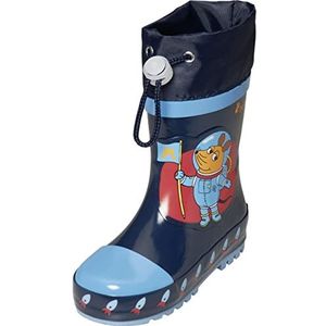 Playshoes Uniseks regenlaarzen voor kinderen, De muis ruimte, 28/29 EU