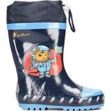 Playshoes - Regenlaarzen voor kinderen - Ruimte muis - Marineblauw