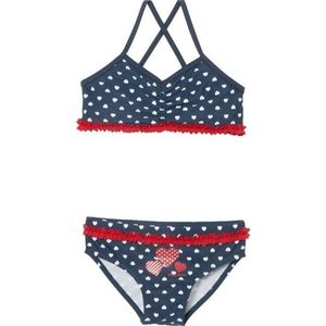 Playshoes bikini marine hartjes