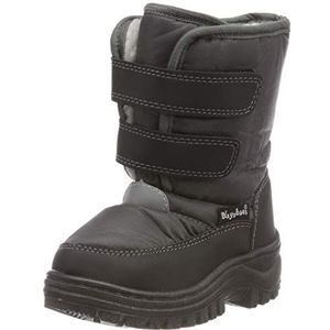 Playshoes Uniseks sneeuwschoen voor kinderen, Grijs klittenbandsluiting., 26/27 EU