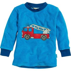 Playshoes Kinder Schlafanzug Frottee Feuerwehr Blau-140