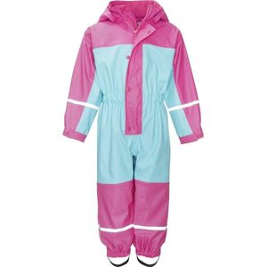 Playshoes - Waterdichte Regenoverall - Turquoise - Fleecevoering