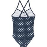 Playshoes Badpak Hartjes Uv-werend Blauw Meisjes Maat 98/104