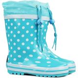 Playshoes - Regenlaarsje Stippen - Turquoise