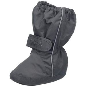 Playshoes - Thermische winterlaarzen voor kinderen met trekkoord - Grijs - maat 16-17EU