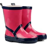 Playshoes - Regenlaarzen - Roze Marine - Natuurlijk Rubber - Met Reflectoren