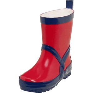 Playshoes Regenlaarzen Rood marineblauw