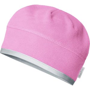 Playshoes - Fleece muts voor kinderen - Geschikt voor helmen - Roze - maat 49CM