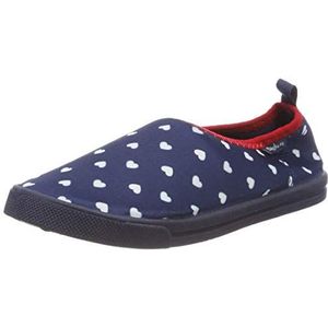 Playshoes Aqua-schoenen voor meisjes met hartjes, blauw marine 11, 32/33 EU