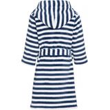 Playshoes - Fleecebadjas voor kinderen - Maritiem - Navy-blauw / wit