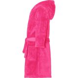 Playshoes - Fleece badjas met capuchon - Roze - maat 86-92cm