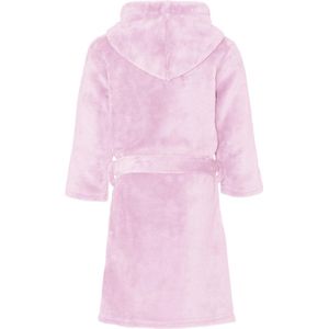 Playshoes Fleece-Bademantel uni rosa