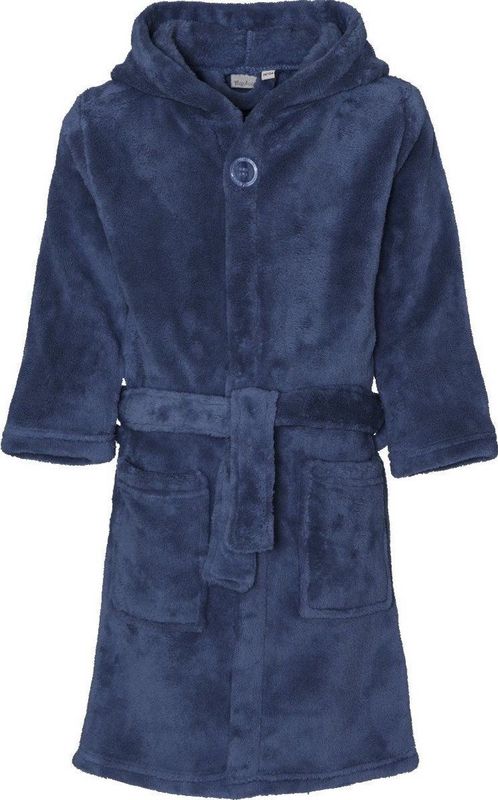 Playshoes - 340104 - Fleece Badjas - Blauw - Oeko-Tex Standard 100