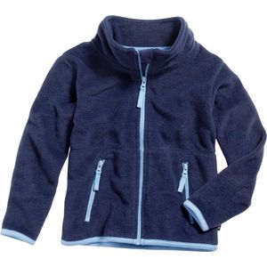Playshoes Fleecejack, kleurrijk afgezette jas, uniseks, kinderen, Roze