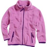 Playshoes Fleecejack, kleurrijk afgezette jas, uniseks, kinderen, aquablauw