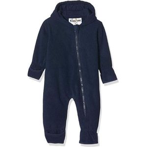 Playshoes - Unisex Baby Fleece Overall - Blauw - Oeko-Tex Standard 100 - Extra Lange Ritssluiting