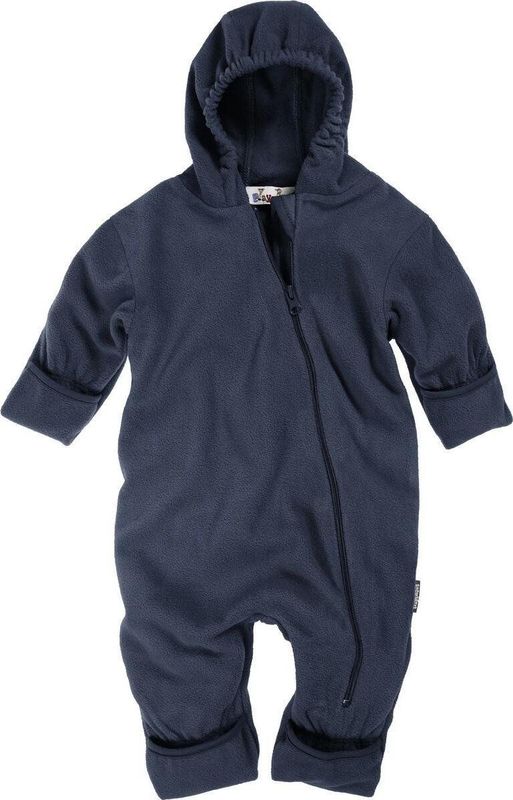 Playshoes - Unisex Baby Fleece Overall - Blauw - Oeko-Tex Standard 100
