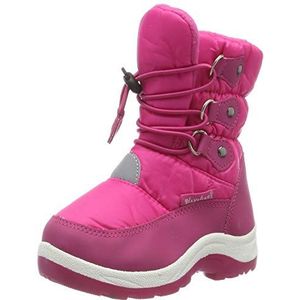 Playshoes Uniseks winterlaarzen voor kinderen, sneeuwlaarzen met veters, roze, 20/21 EU