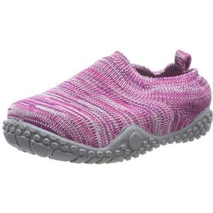 Playshoes Unisex Kid's Gebreide Anti-Slip Schoenen Slippers, Roze 18, 27 EU