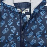 Playshoes - Regenbroek - Blauw - Bouwplaats - 74 cm