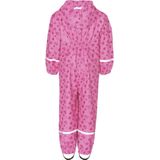Playshoes Regenoverall voor meisjes, hartjes, allover regenbroek, roze (pink 18), 86 cm