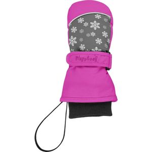 Playshoes - Wanten voor kinderen - Sneeuwvlokjes - Roze - maat 2 (16cm) 2-4 years
