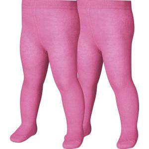 Playshoes Uniseks kinderpanty, Roze dubbelpak, 74-80