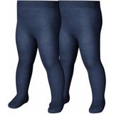 Playshoes Thermo-strumpfhose Uni Doppelpack dijen, uniseks, kinderen, 1 stuk, Marinier
