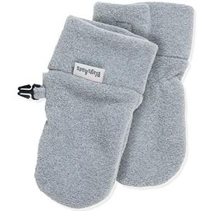 Playshoes Uniseks babywanten knuffelzachte fleece handschoenen, babywanten, wanten, grijs, 0-6 Maanden