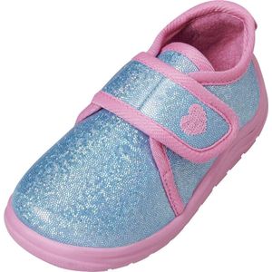 PlayshoesGlitzerUniseks-kindHuisschoenenKinderschoenen, Turquoise 15, 30/31 E