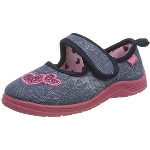 Playshoes Uniseks kinderpantoffels, jeansblauw 3, 18/19 EU