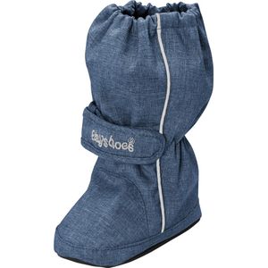Playshoes - Thermische winterlaarzen voor kinderen met trekkoord - Denimblauw
