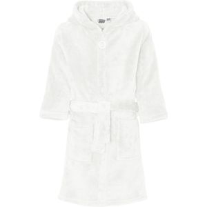 Playshoes - Fleece Badjas - Beige - Capuchon - Pluizig