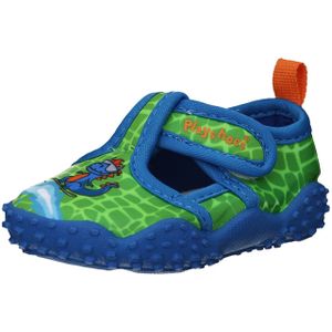 Playshoes Waterschoenen, regenlaarzen, uniseks, kinderen, Blauw en groen