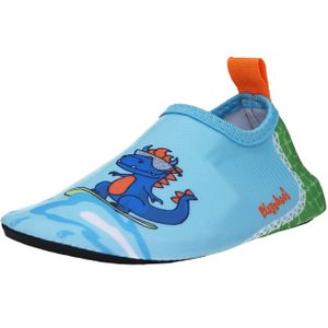Playshoes - Uv-waterschoenen voor jongens - Dino - Lichtblauw/Groen - maat 24-25EU
