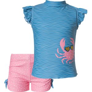 Playshoes Zwempak Krab Meisjes Polyester 2-delig Maat 74/80