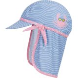 Playshoes - UV-zonnepet voor meisjes - Krab - Lichtblauw/roze - maat M (51CM)