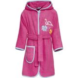 Playshoes - Badjas voor meisjes - Flamingo - Roze - maat 86-92cm